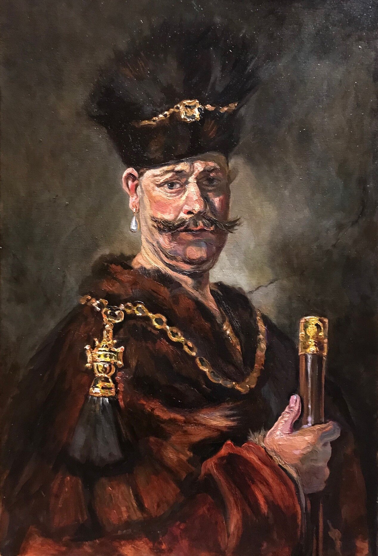 Rembrandt van Rijn copy by Chris Madden