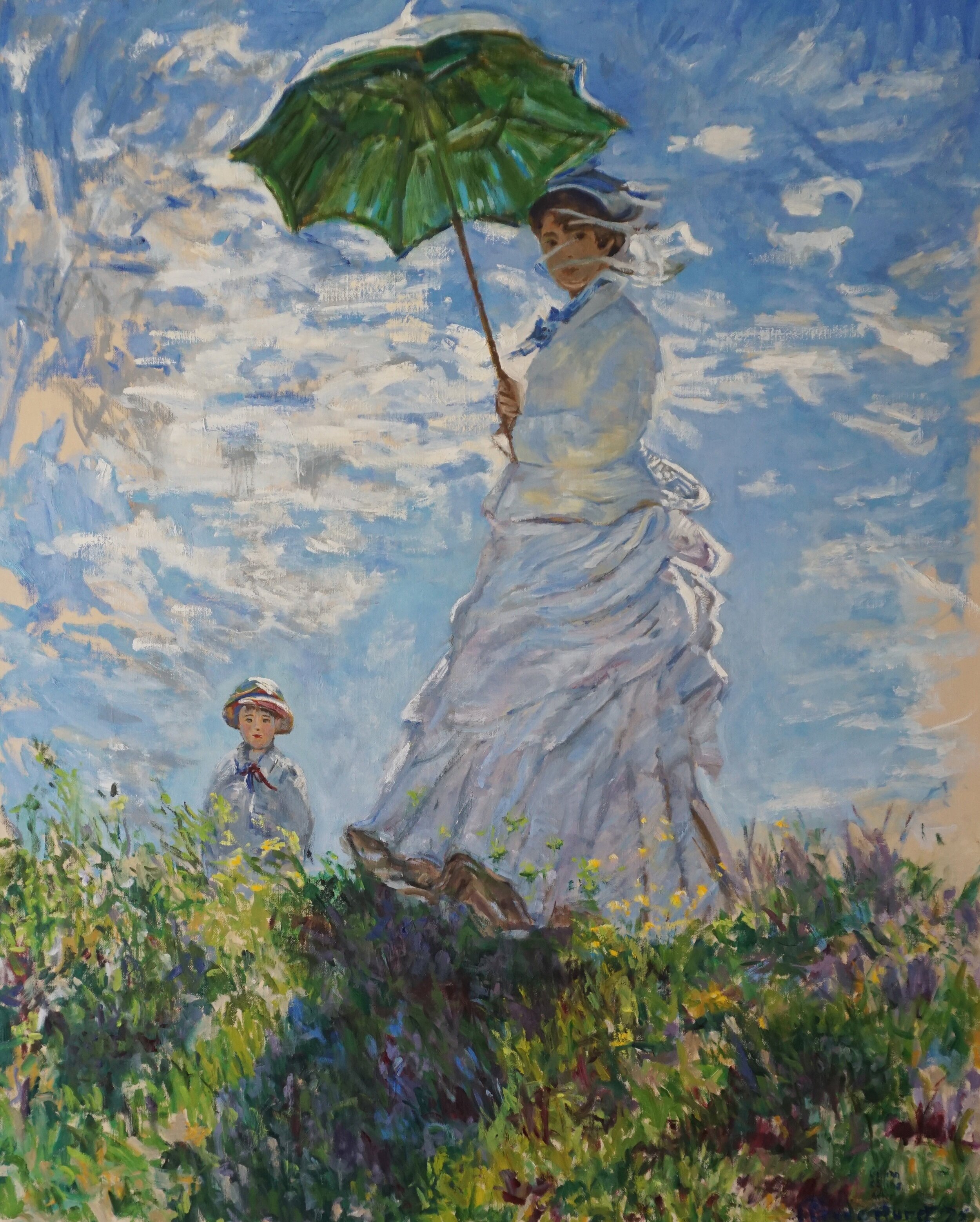 Claude Monet copy by Gillian Collins