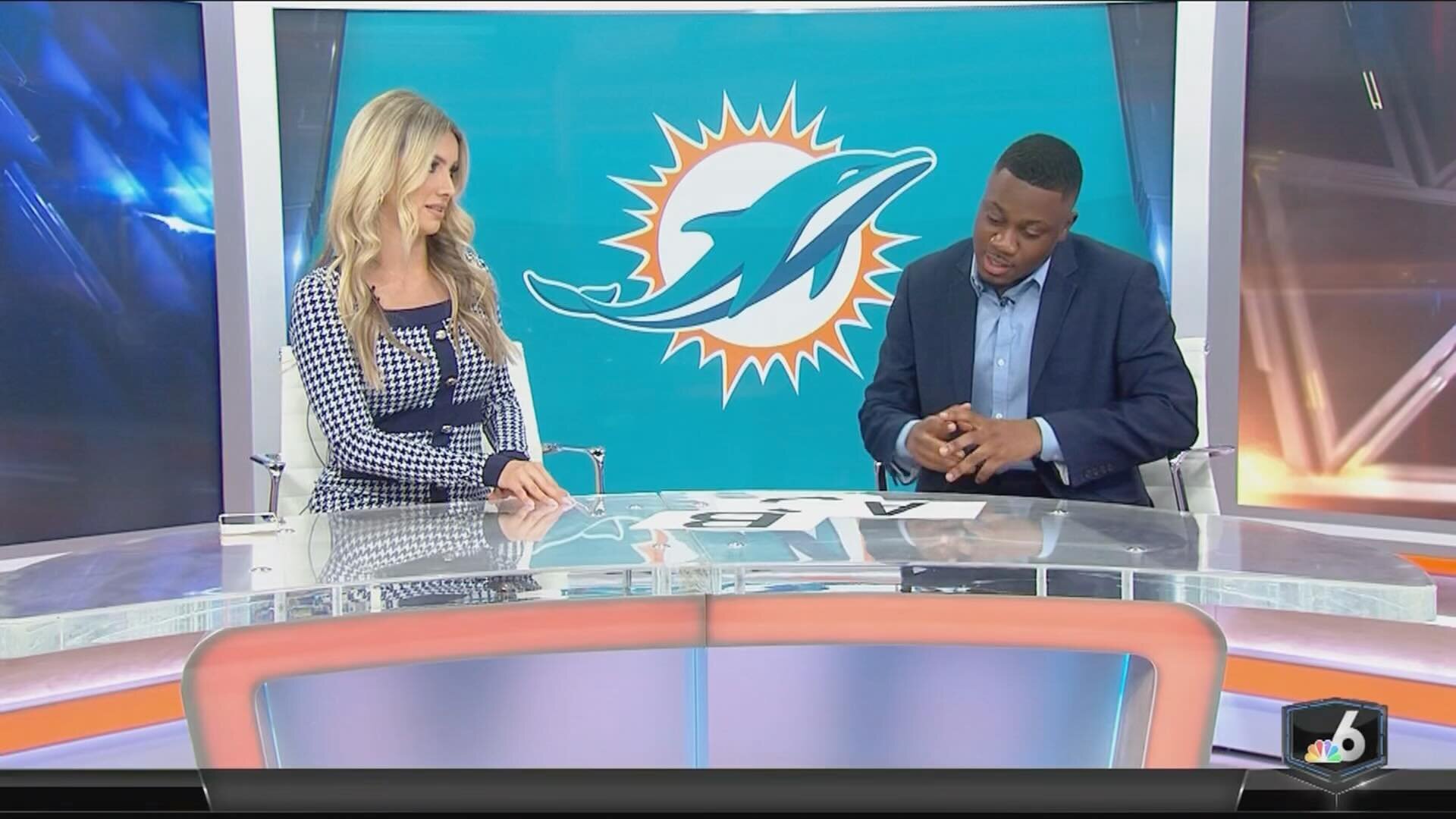 Stretch run of the NFL regular season is approaching. The Dolphins are back at it on Sunday but before that, I joined @nbc6 to hand out midseason grades. High marks for the top team in the AFC East👌🏾