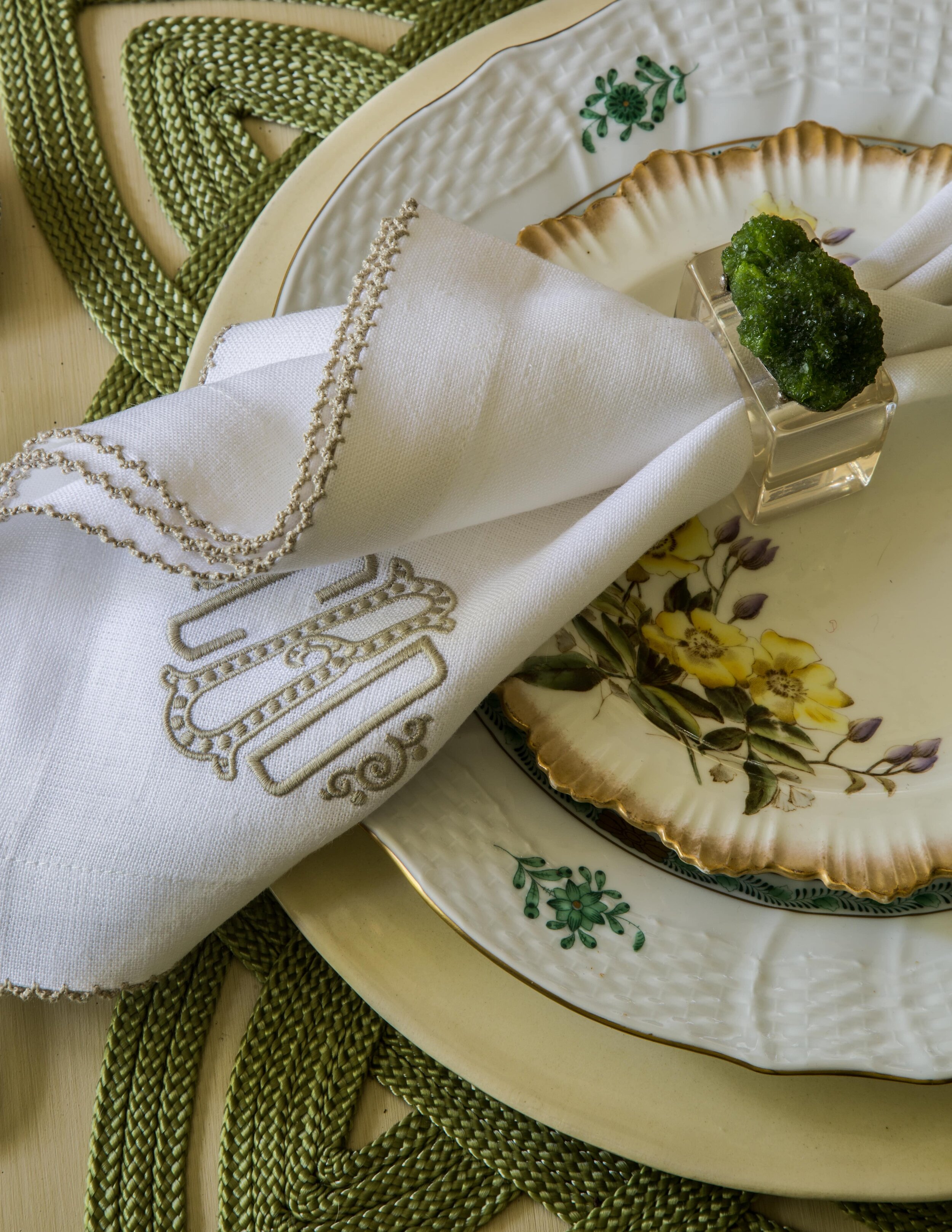 Spring Table Ivory Place Setting