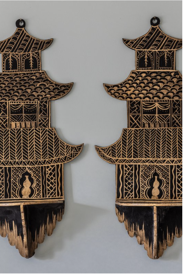 Vintage Bob Christian Pagoda Wall Brackets.png