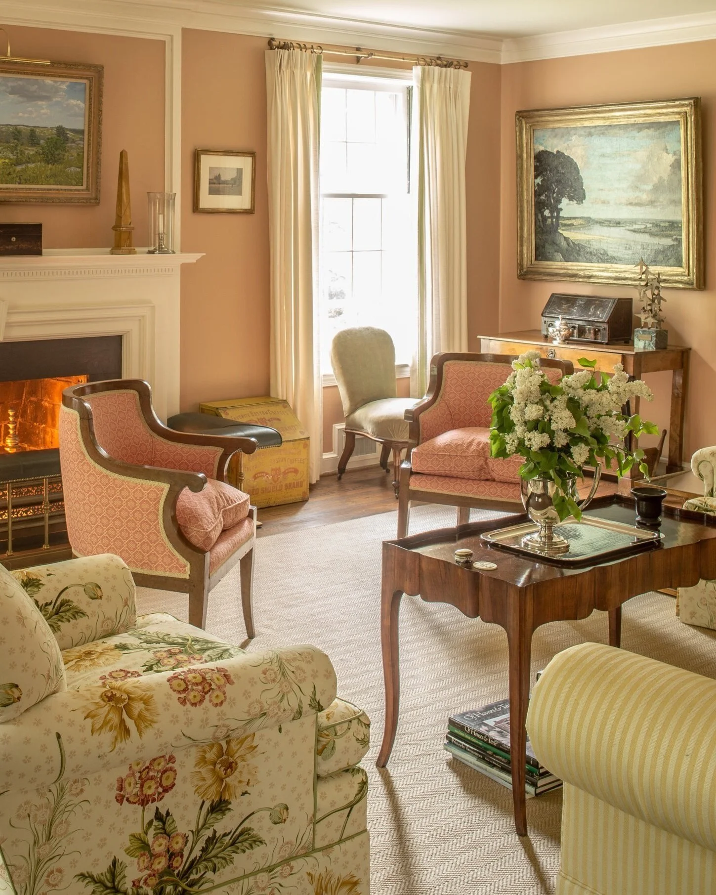 Chevy Chase Georgian Living Room