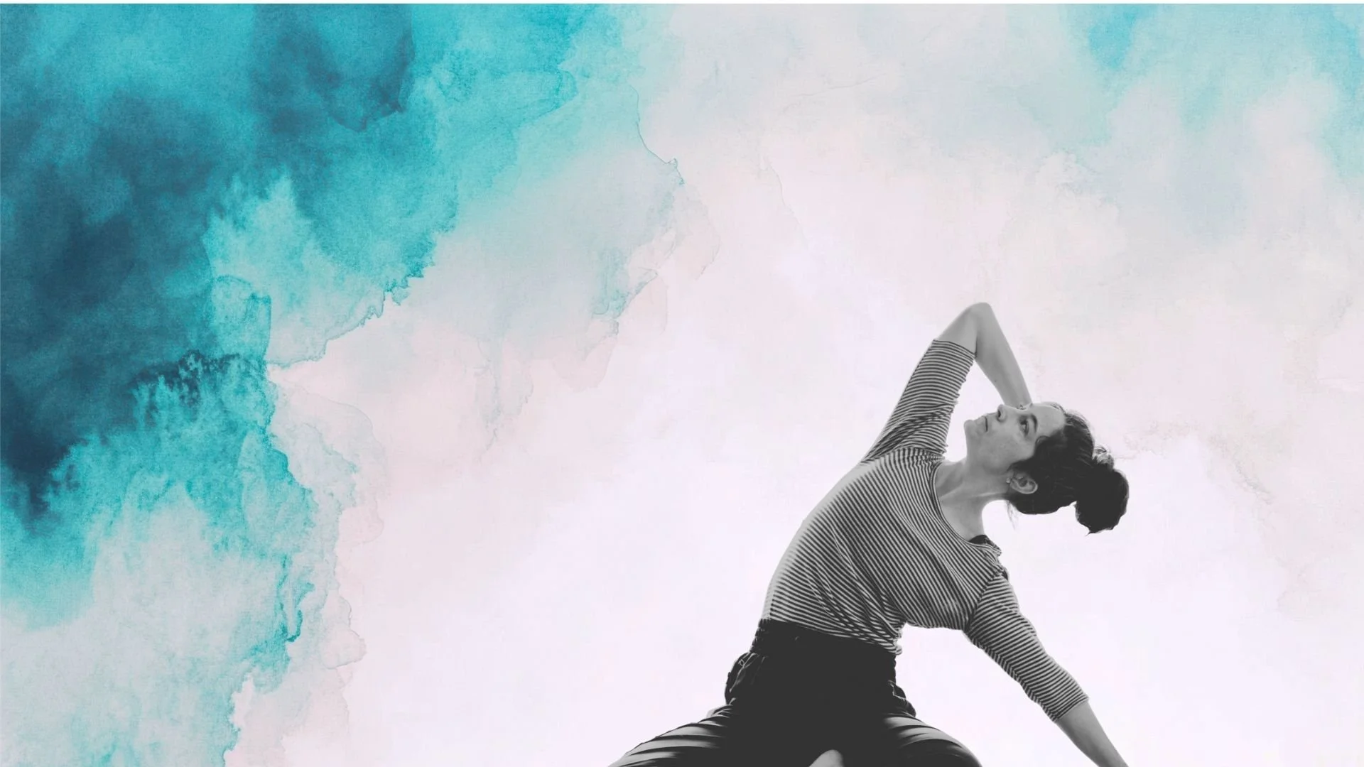 clouds over a stretching body