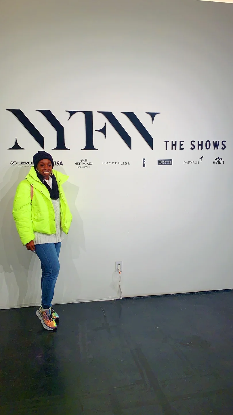 Standing in the Lobby of NYFW
