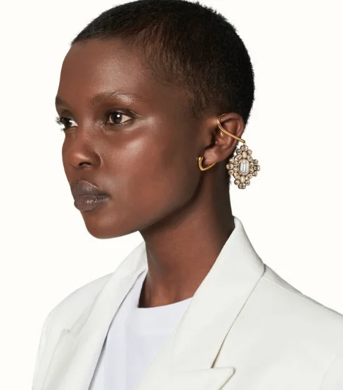 ROPED IN EAR CUFFS SHORT PENDANTS Picture Credit: Fenty.com