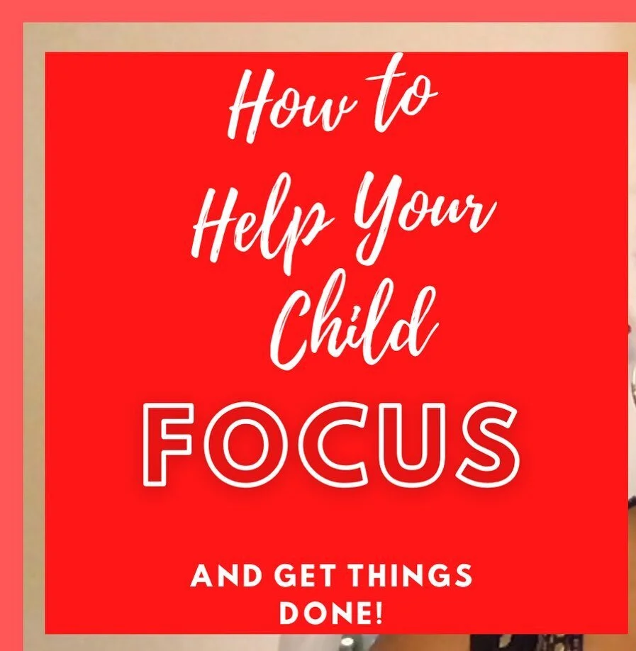 Does your child have a problem staying focused? Does it seem like they're &quot;all over the place&quot; at times? Well, if you answered &quot;yes,&quot; then you don't want to miss my new video!🤩 

Many children headed back to school this week and 