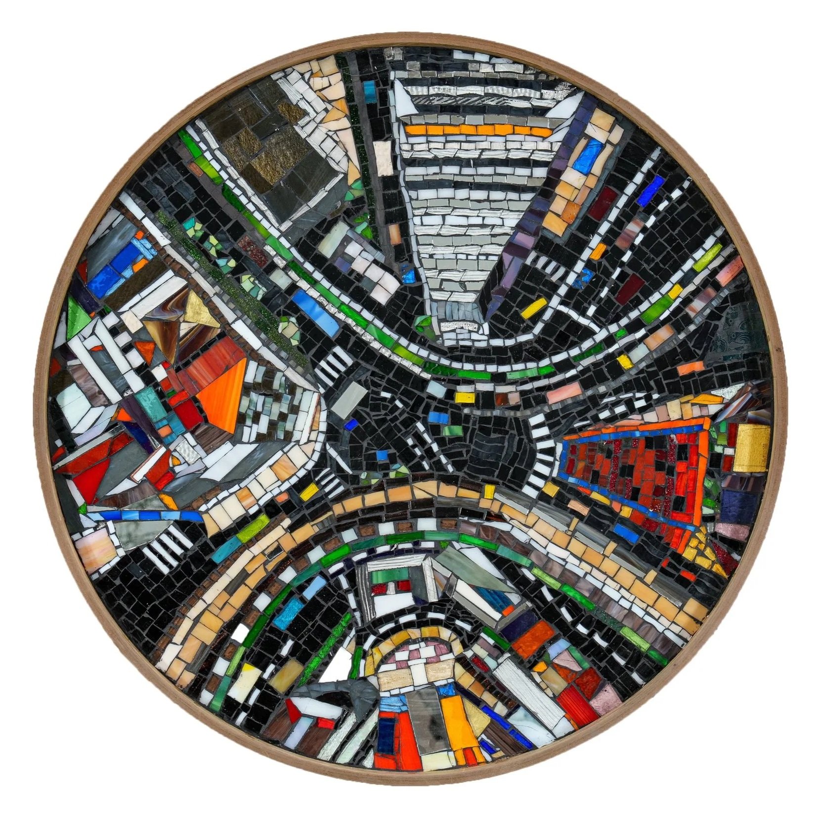 Taiwan Intersection (glass mosaic)