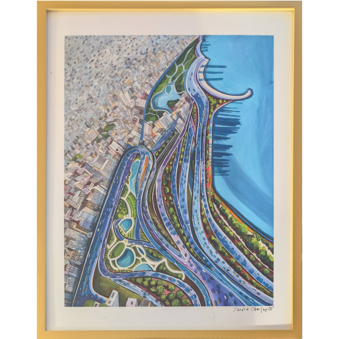 Chicago Miracle Mile Giclee Print