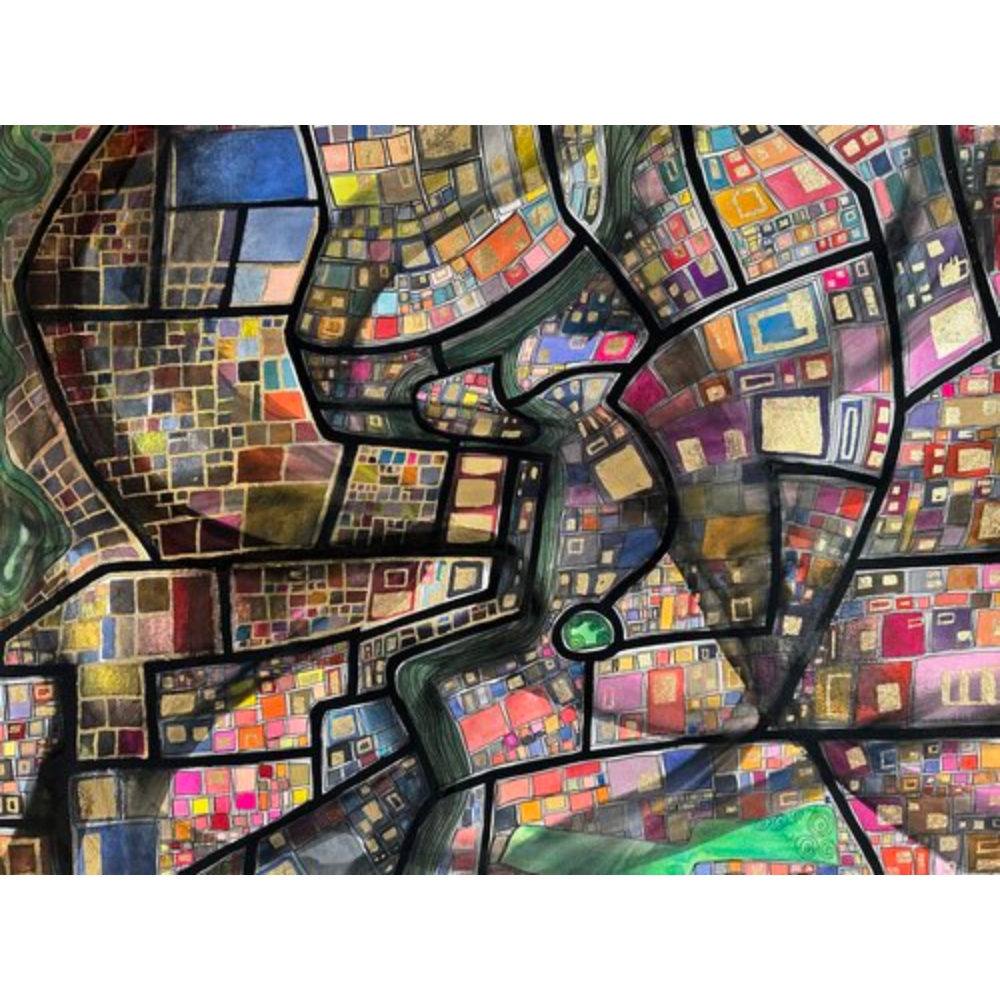 "Through the Clouds" Painting