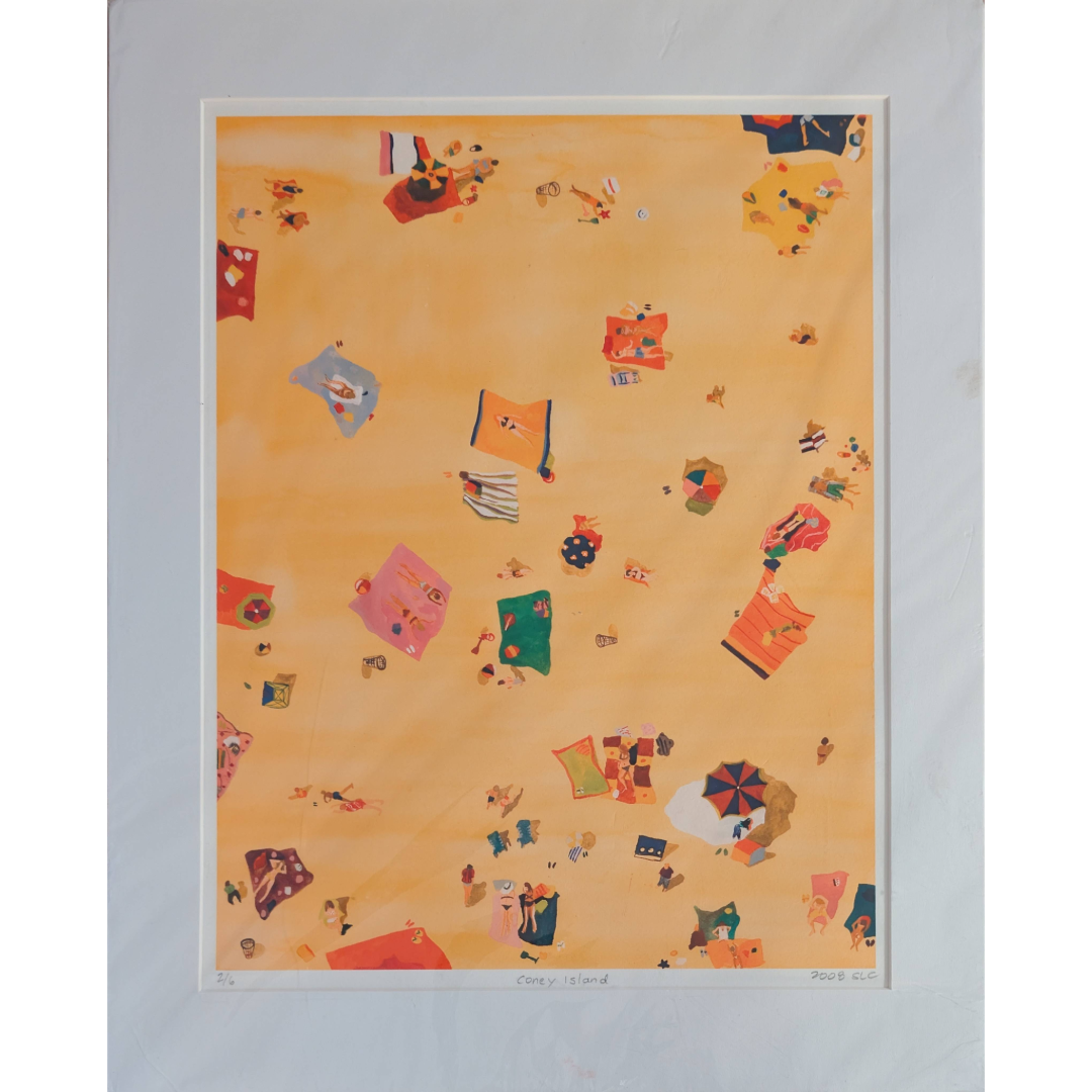 Coney Island Beach Giclee Print
