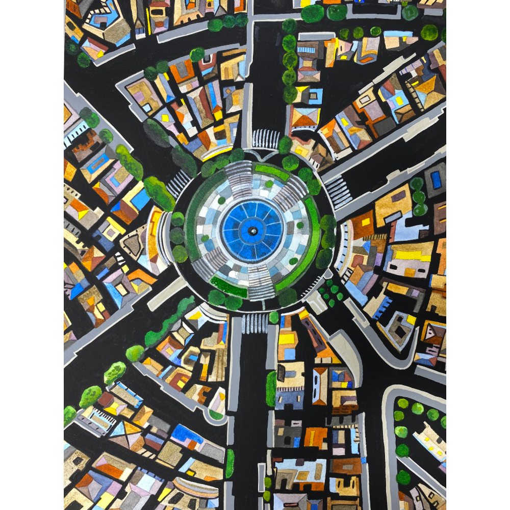 Dizengoff Square Painting