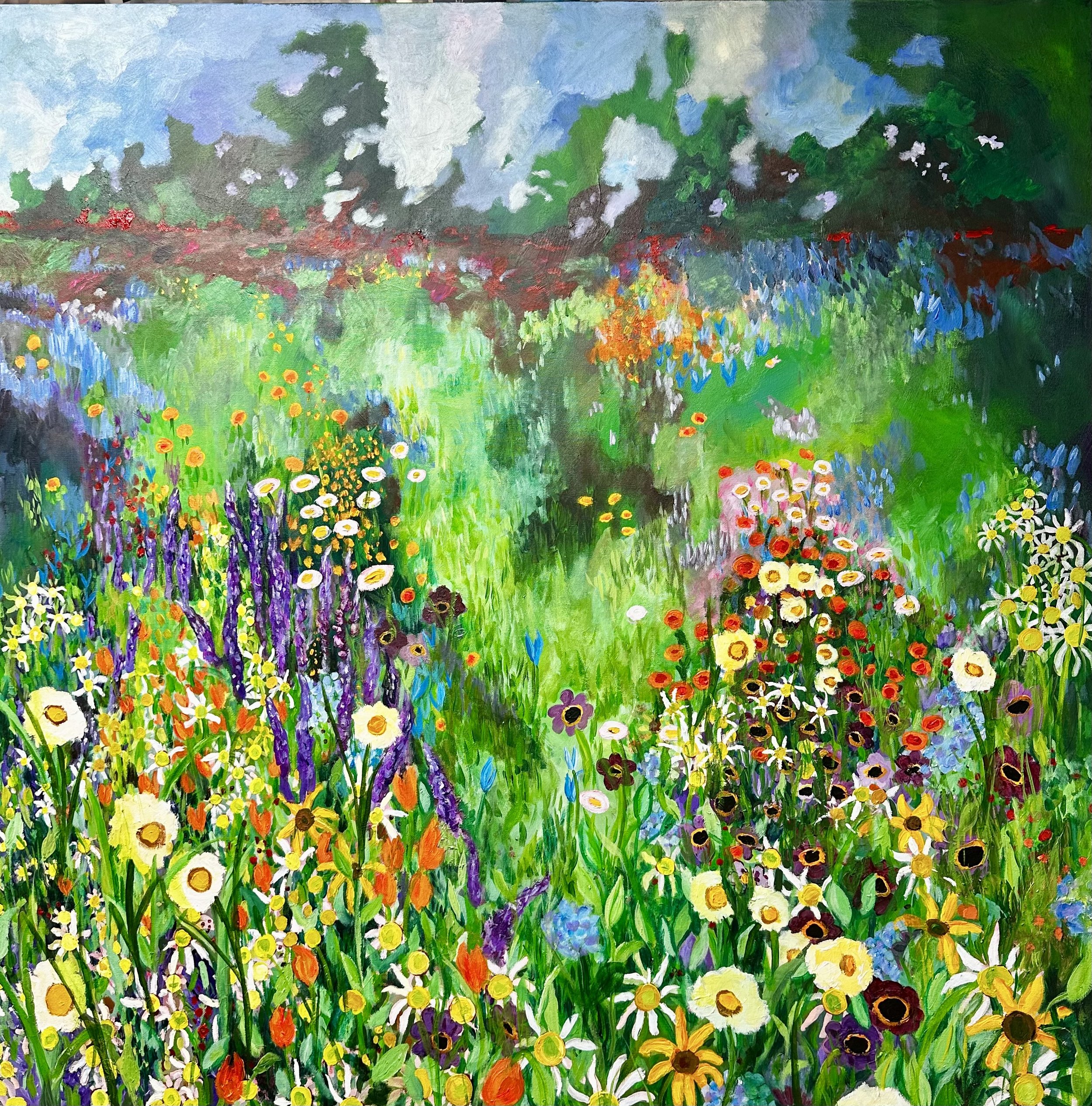 "The Meadow" Painting