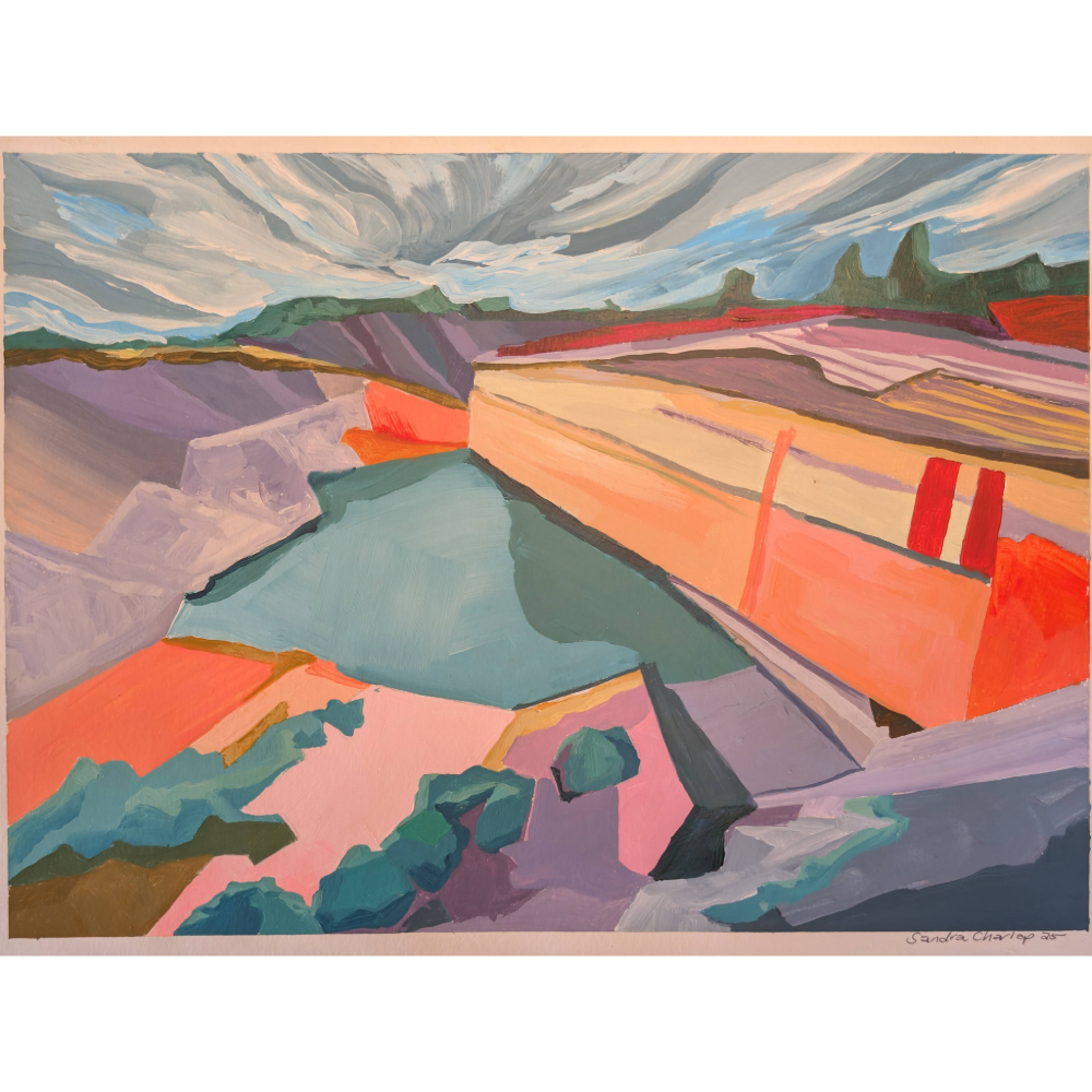 Blue Lagoon Painting