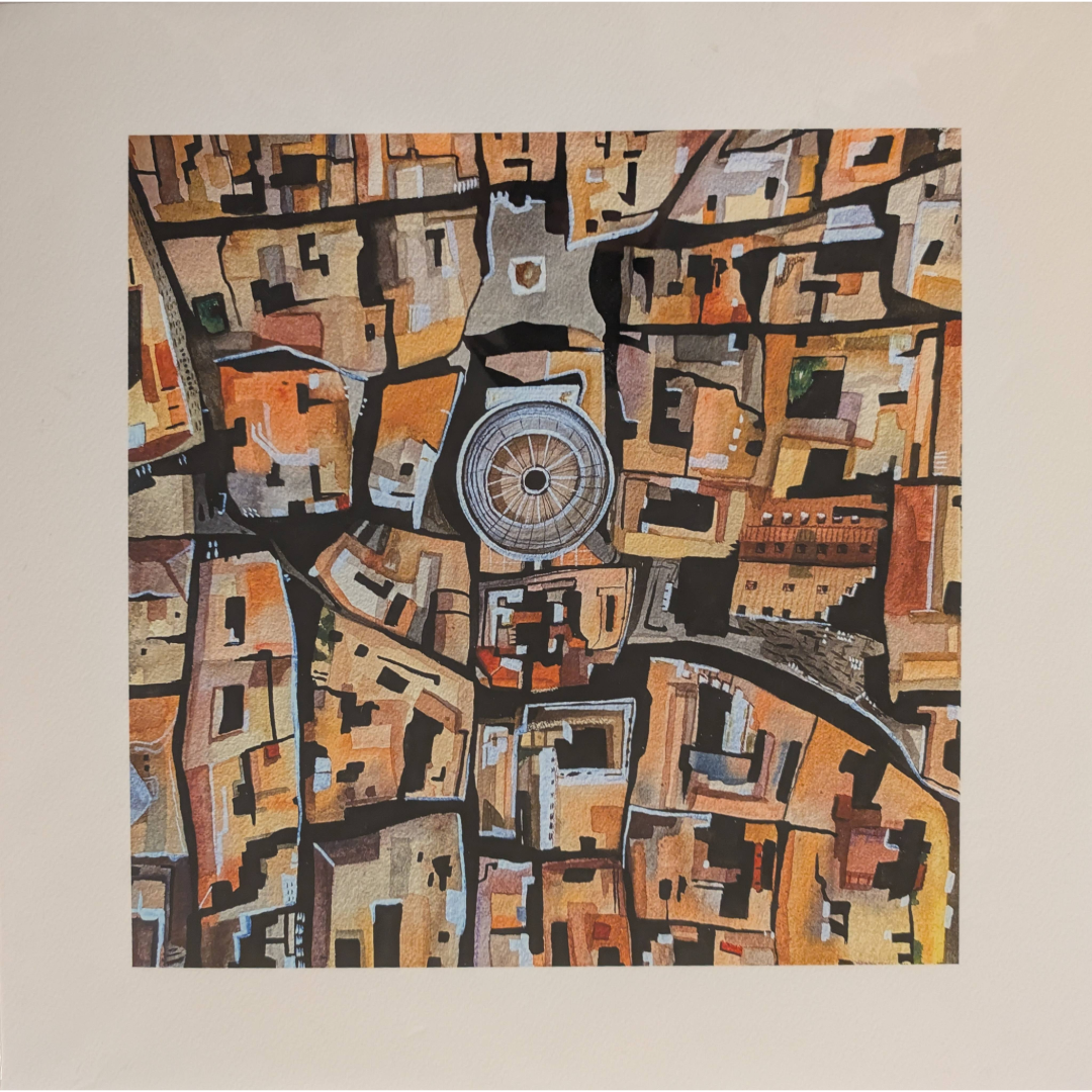 Rome Pantheon Giclee Print (Large, No Frame)
