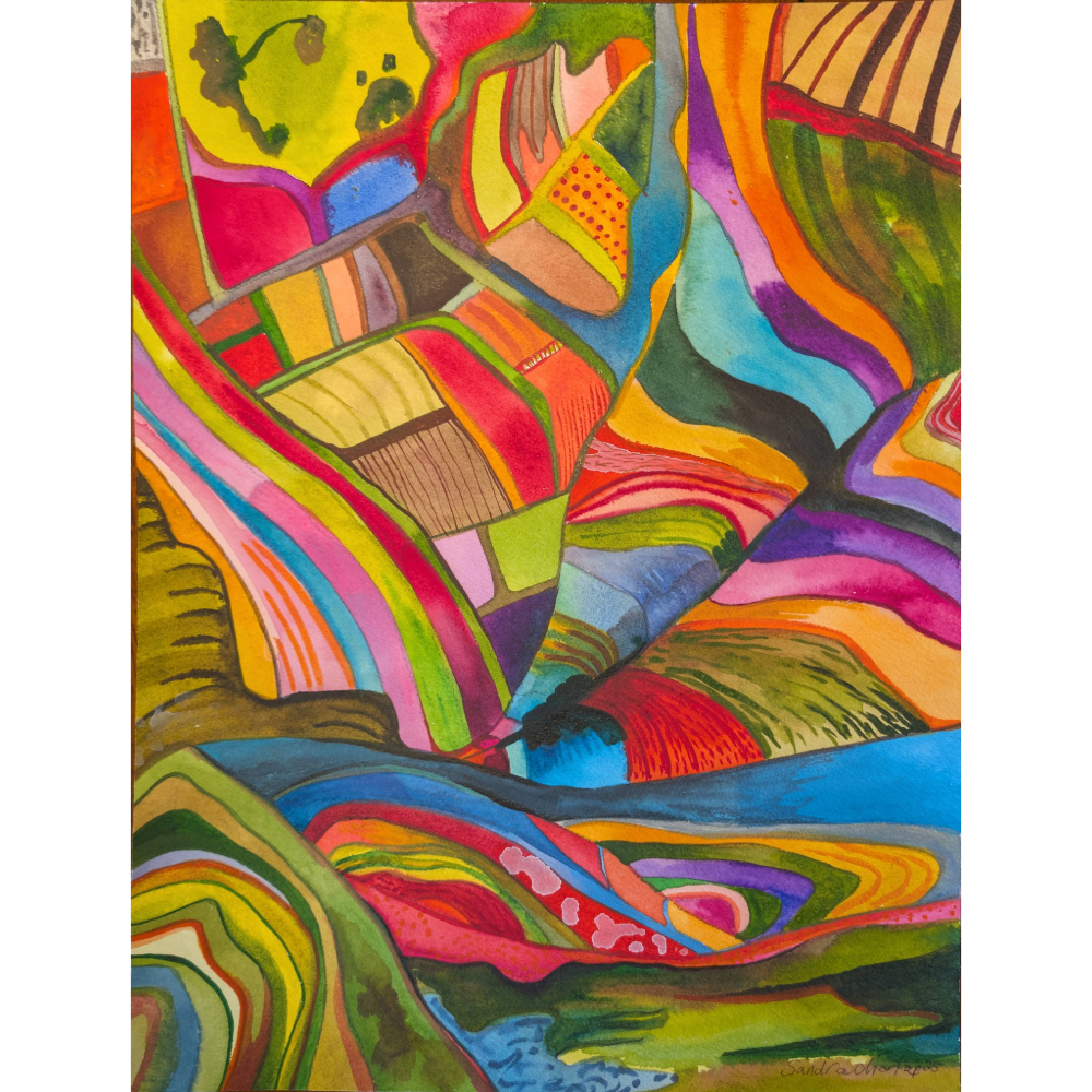 Rice Fields Painting 1