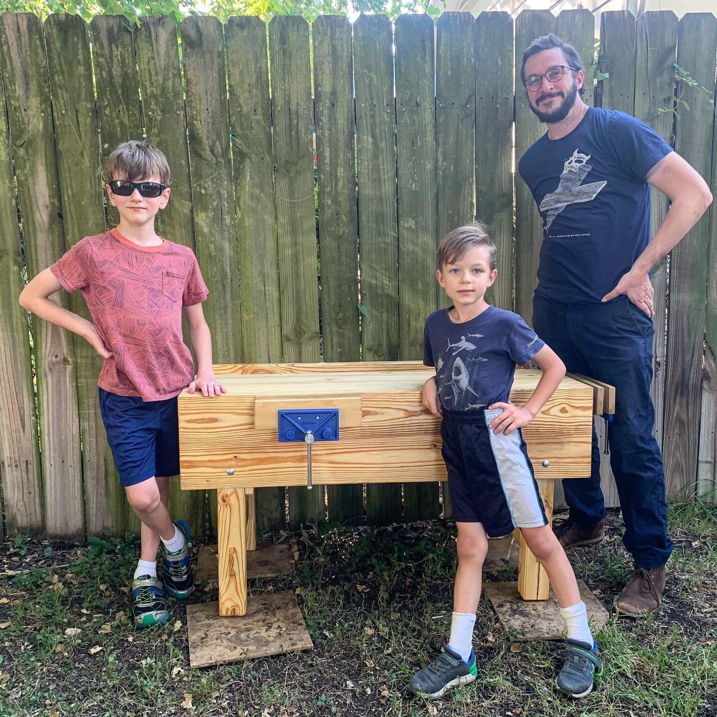 Happy customers putting together their new workbench! Click the link in our bio to find out more about the best children&rsquo;s workbench this side of the Mississippi!

#woodworking #kidswoodworking #nyckids #homelearning #montessoriathome #montesso