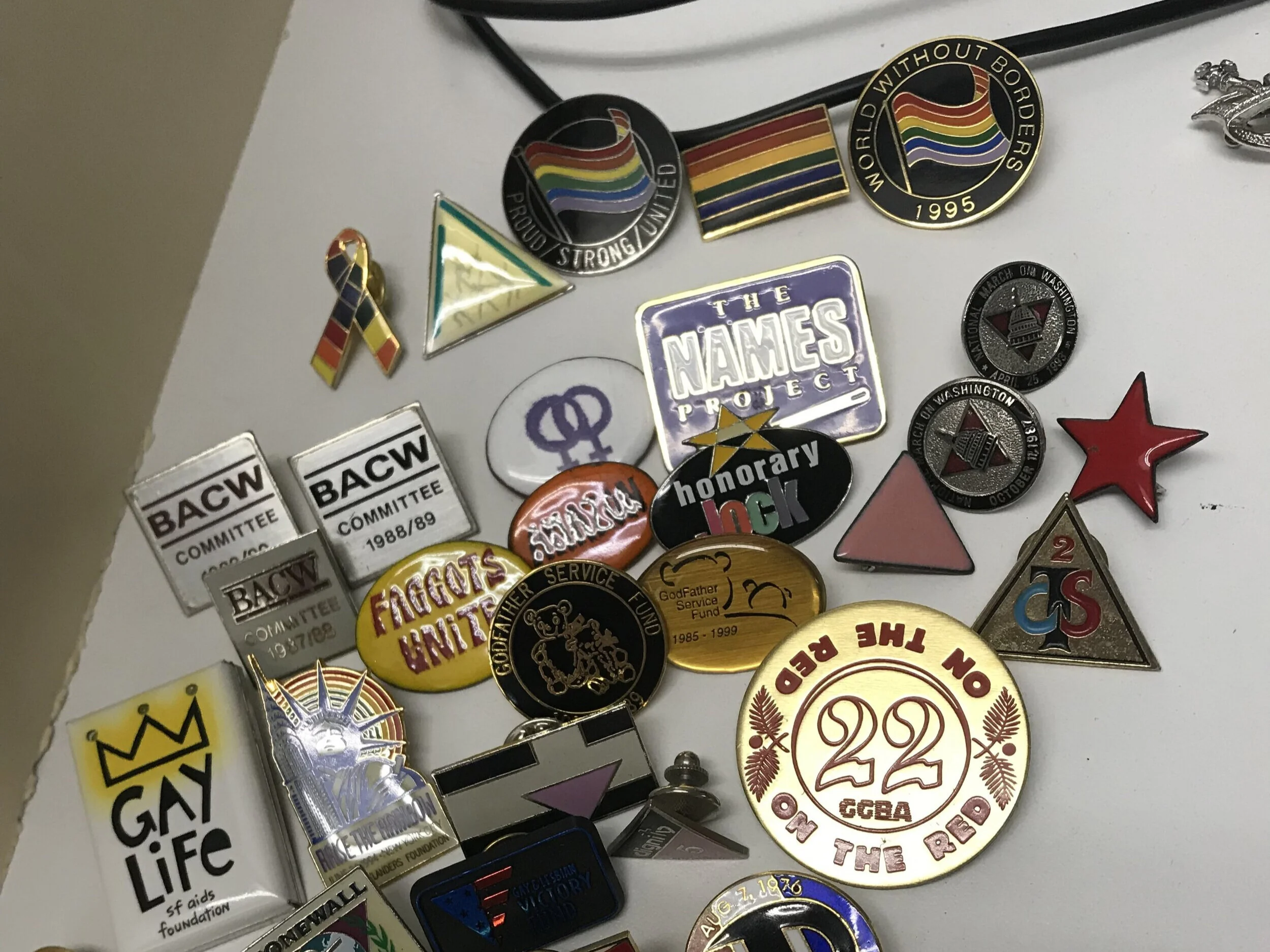 art history enamel pins