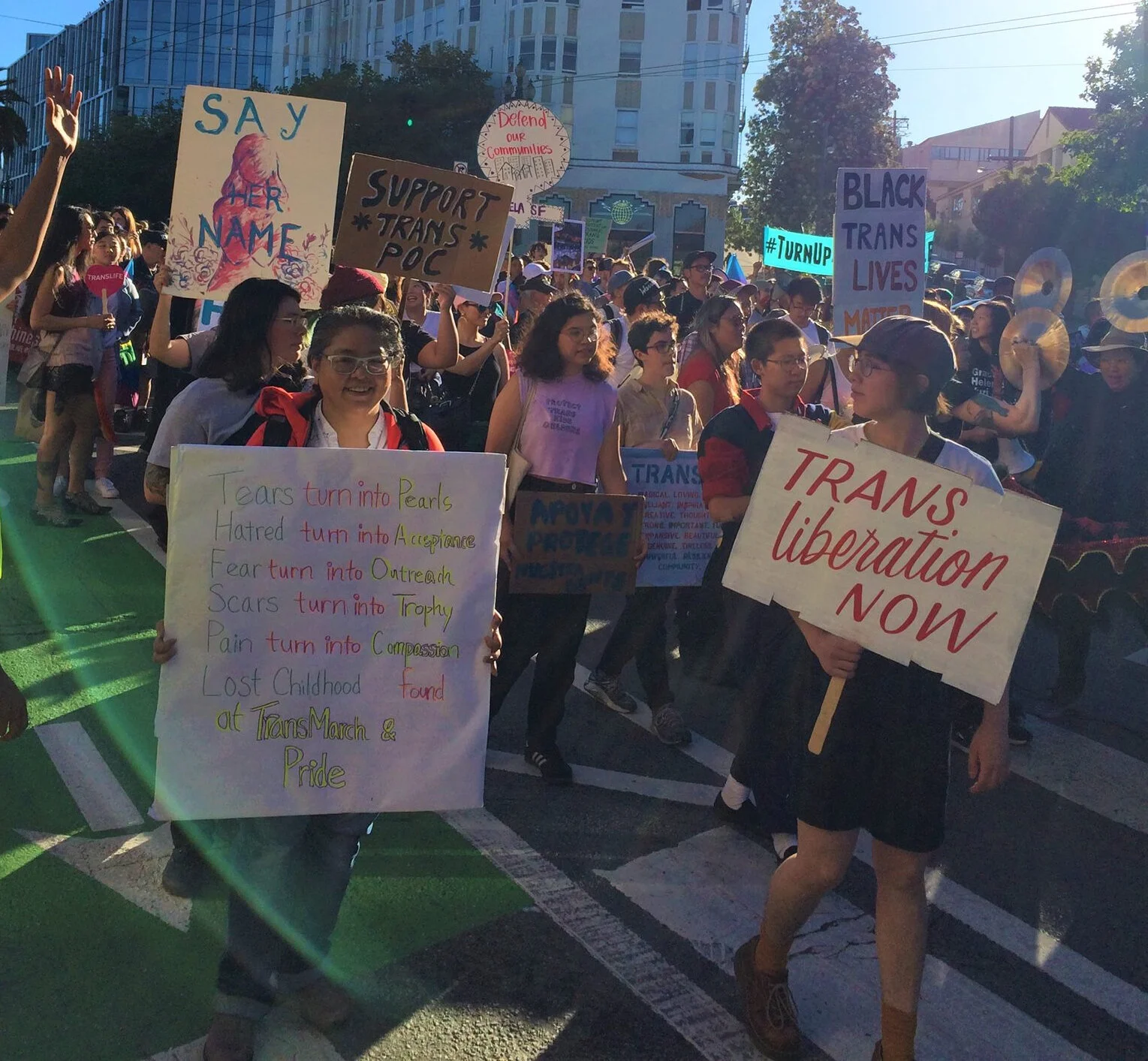 Image credit: The San Francisco Trans March in 2018; photo by Nalini Elias.