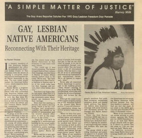 BAR article on Gay American Indians