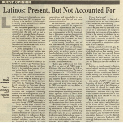Article on Latinx  underrepresentation