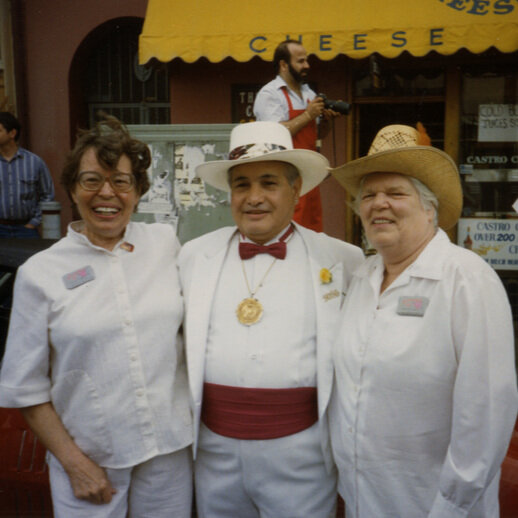 With Lyon and Martin at 1989 Pride