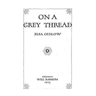 On a Grey Thread first edition text