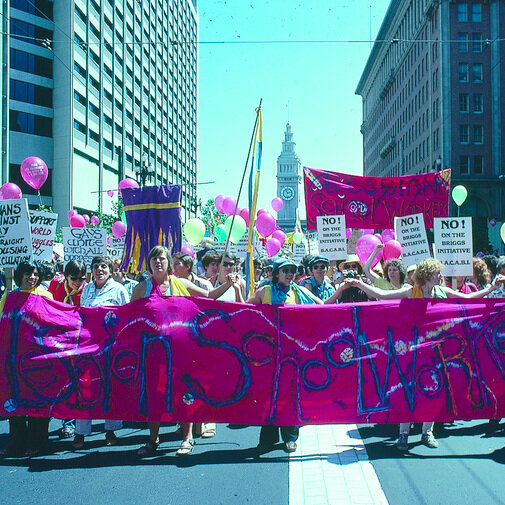 Lesbian Schoolworkers at 1978 Pride