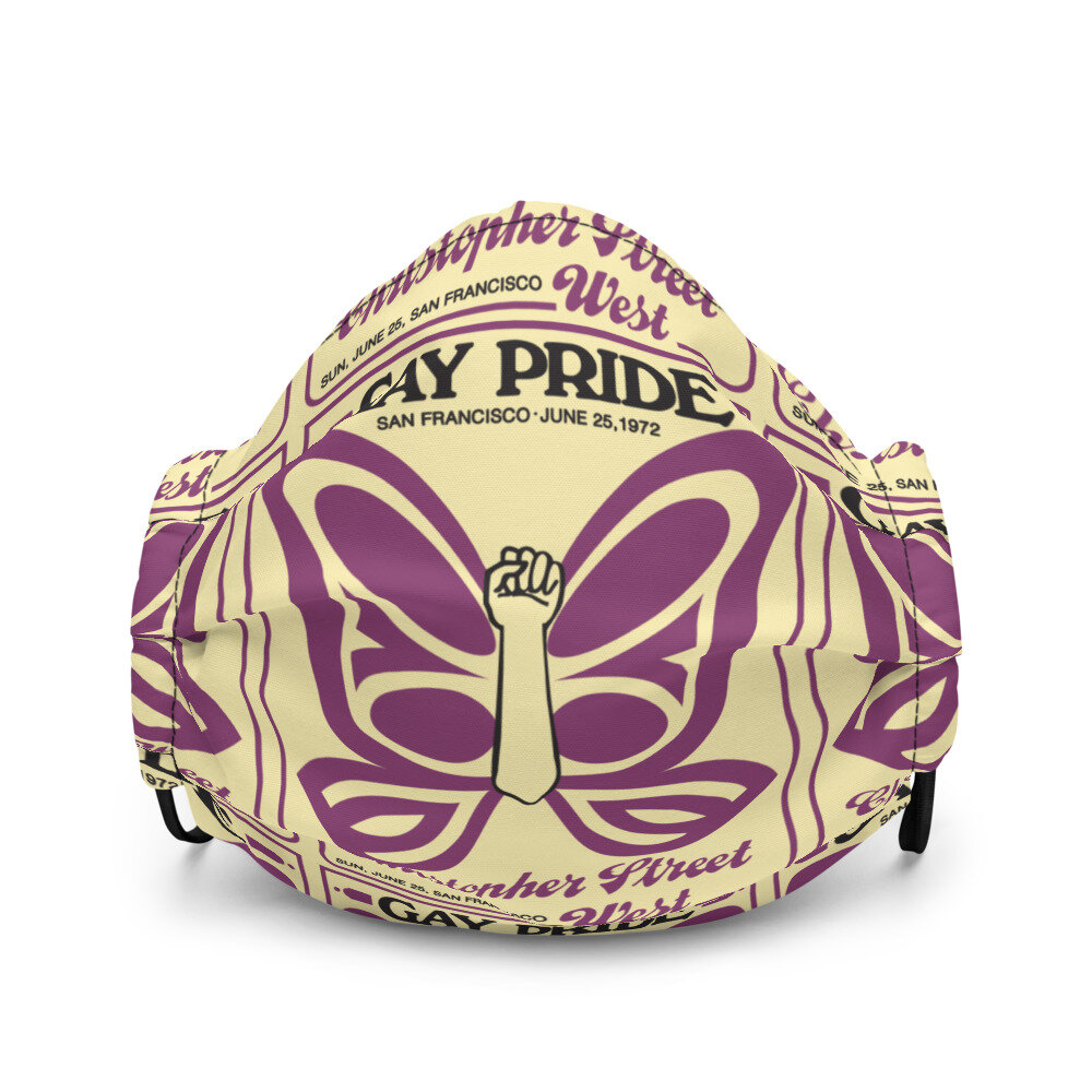 1972 Gay Pride Program Face Mask