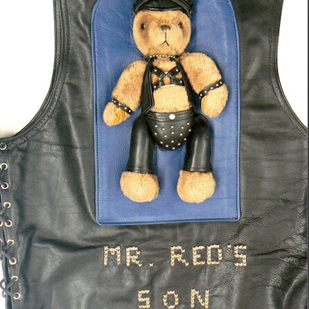 Mr. Red's Son leather vest