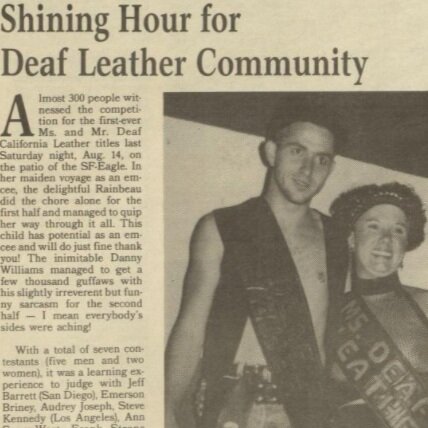 Article on deaf leather community