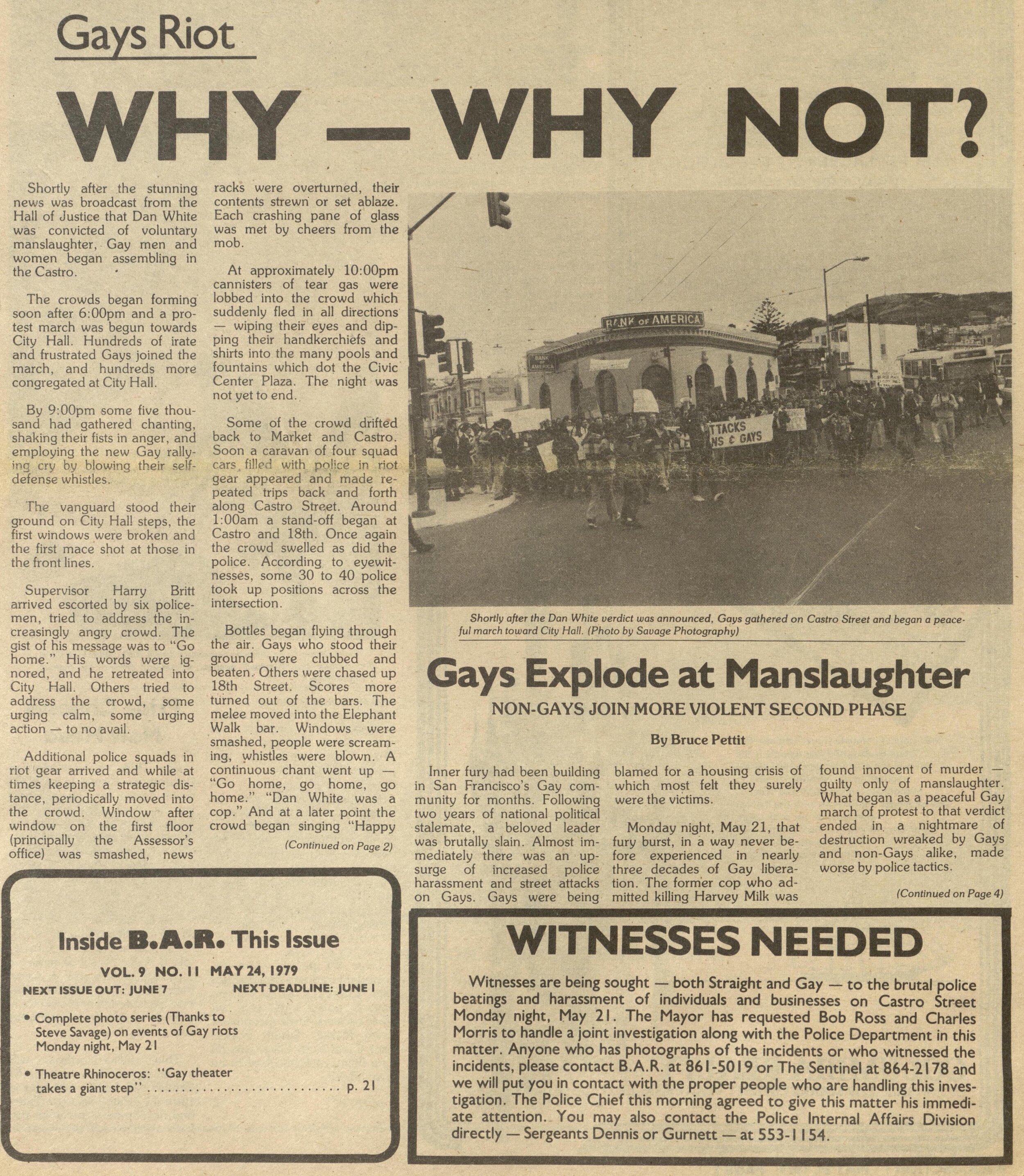  Vol. 9, No. 11, May 24, 1979.   Full Issue   
