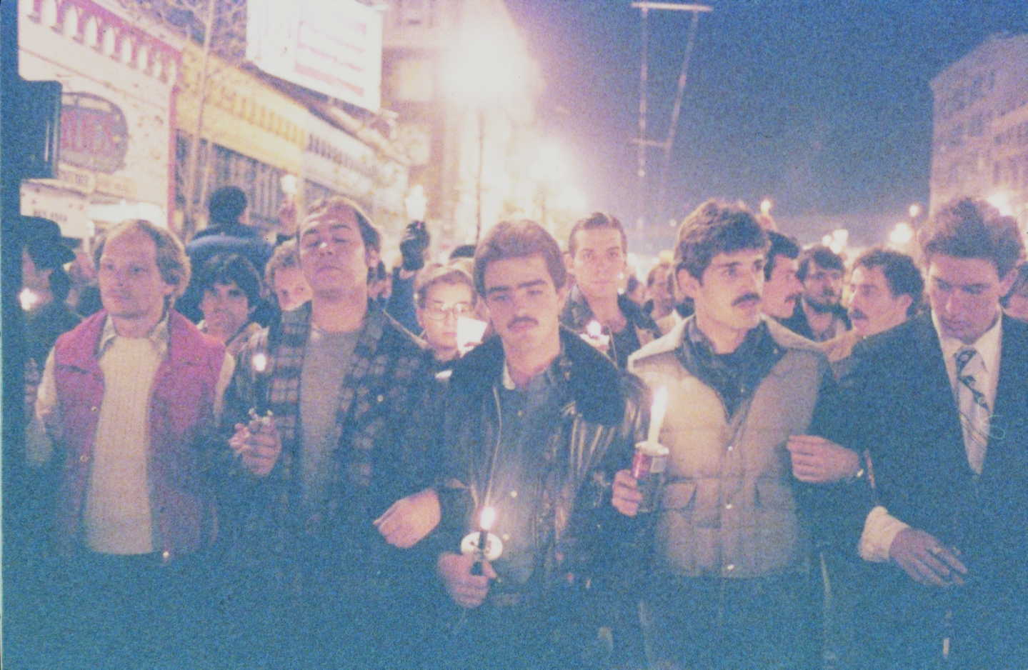  Candlelight March, 1980; photograph by Crawford Barton, Crawford Wayne Barton Collection (1993-11), GLBT Historical Society. 
