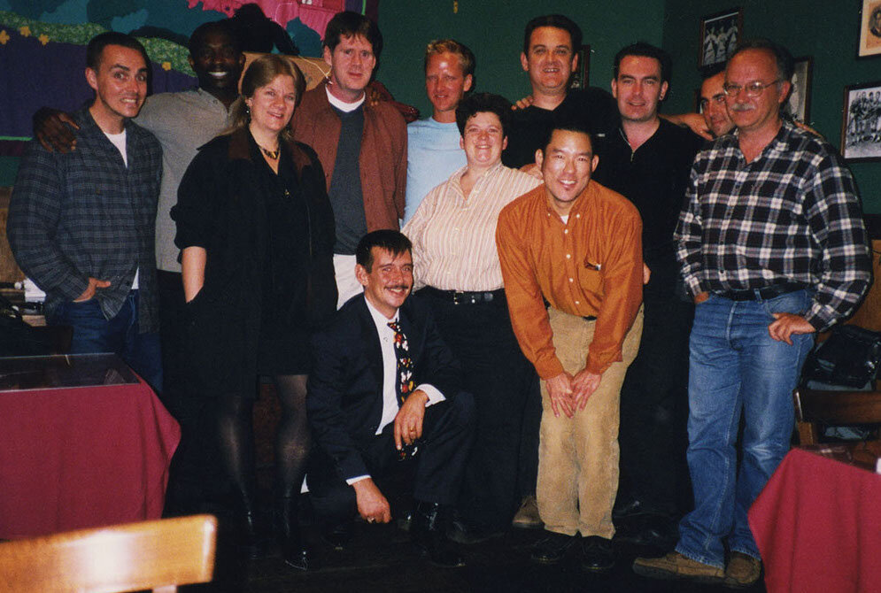  Mike Salina’s farewell party, 1999; courtesy of Rick Gerharter. 