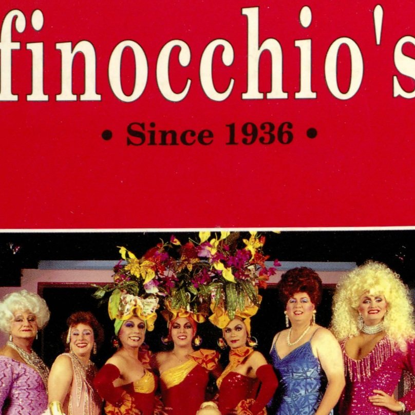 Finocchio's promotional postcard