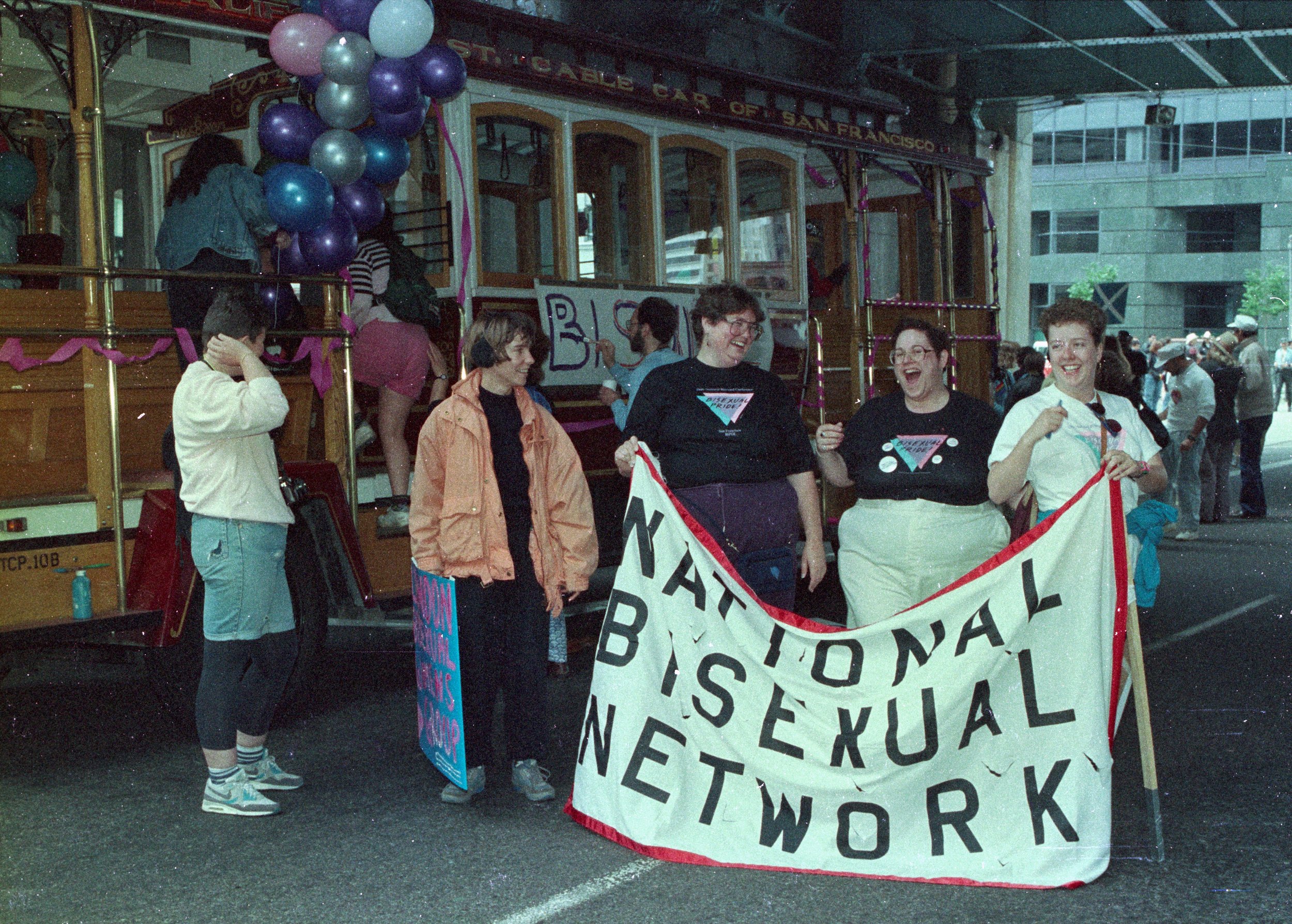 The first National Bisexual Conference was held in San Francisco in 1990.