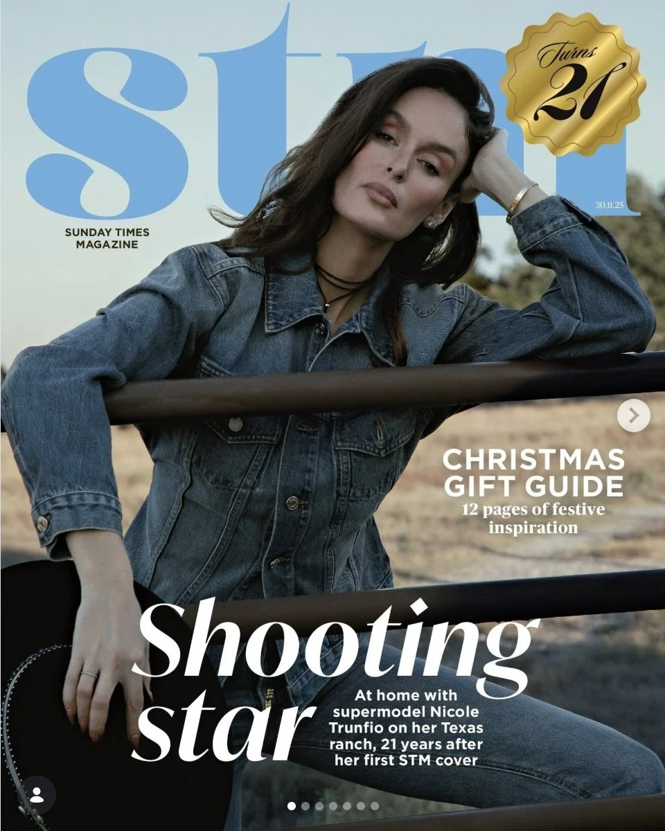 Nicole Trunfio Cover Photography Feature for Sunday Times Magazine