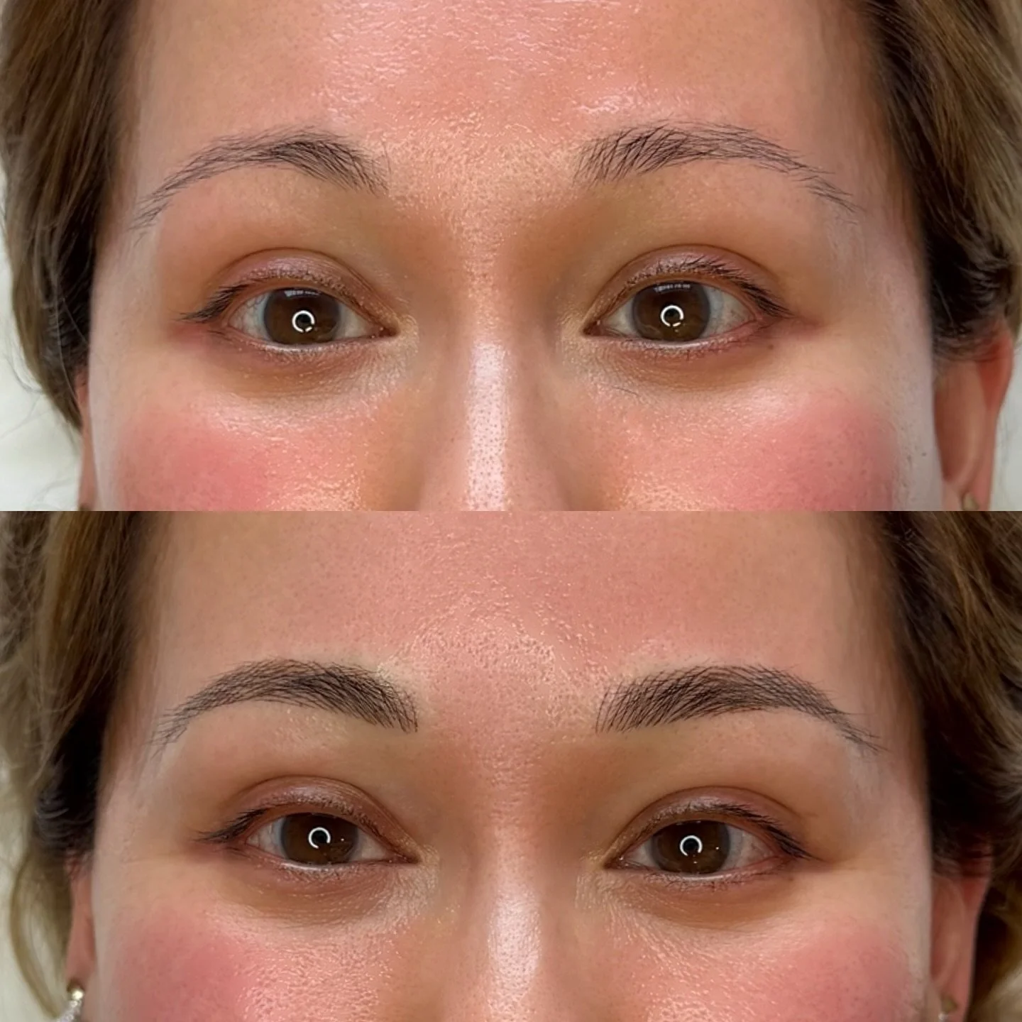 Soft, lifted and natural nano feather brows 😍
&ndash;
Skin type: Combination
Technique: Nano Feather Brows
Pain level: None
Appointment time: 2 hours
Sessions: 2 required
Healing time: 7-10 days (no scabbing)
Last: 2-3 years (depends on skin type)
&