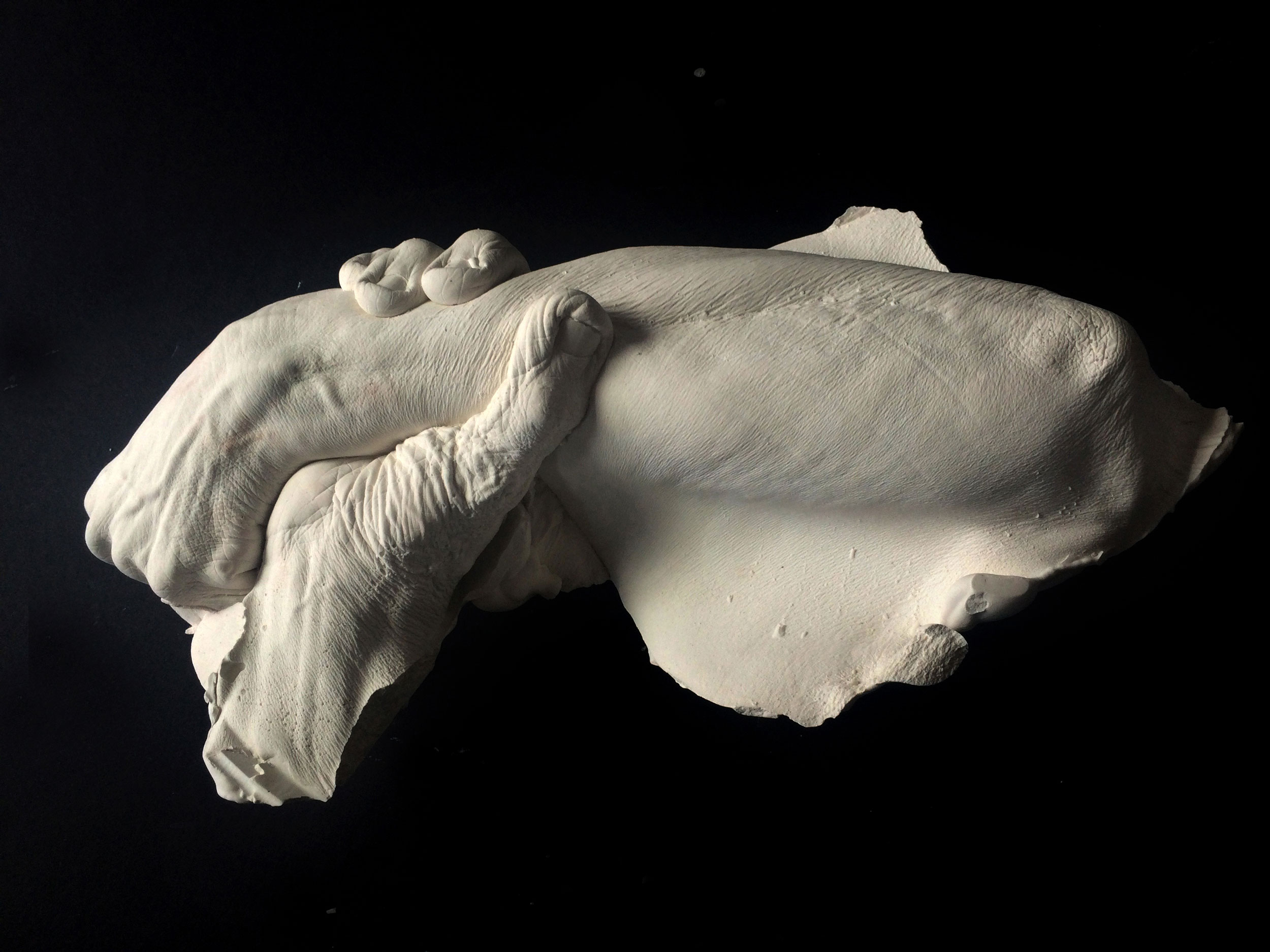 Wendy Richmond hand sculpture arm in arm archaeology