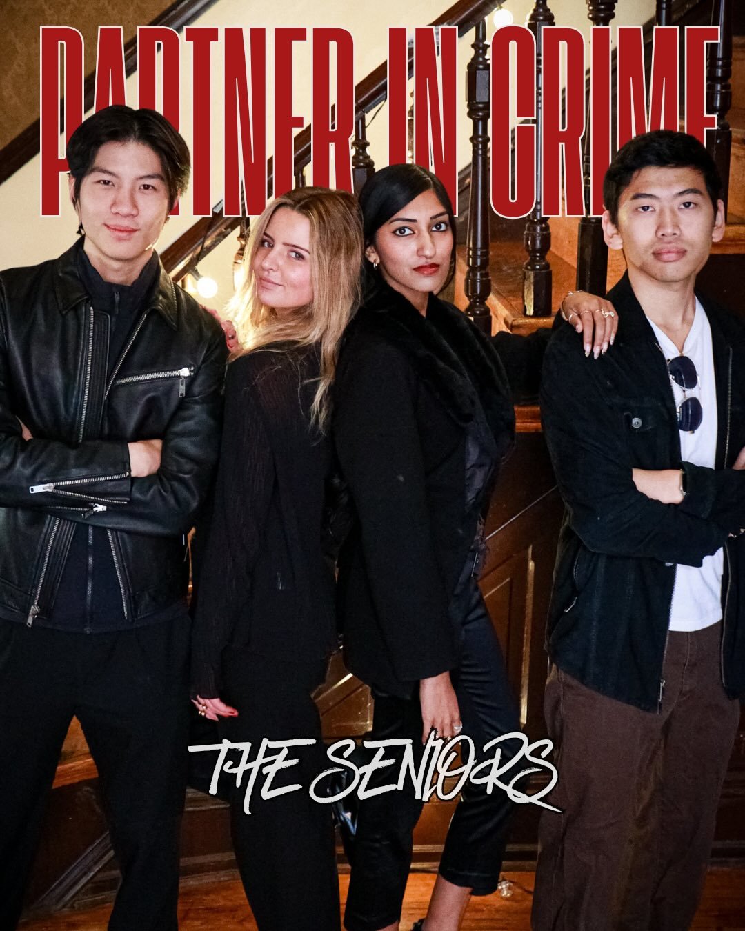 Lastly, we have our Seniors: Grace, Brandon, Isaac &amp; Shreya! Come see them this FRIDAY and SATURDAY at the &lsquo;PARTNER IN CRIME&rsquo; show!

Ticket link in bio. ❤️&zwj;🔥