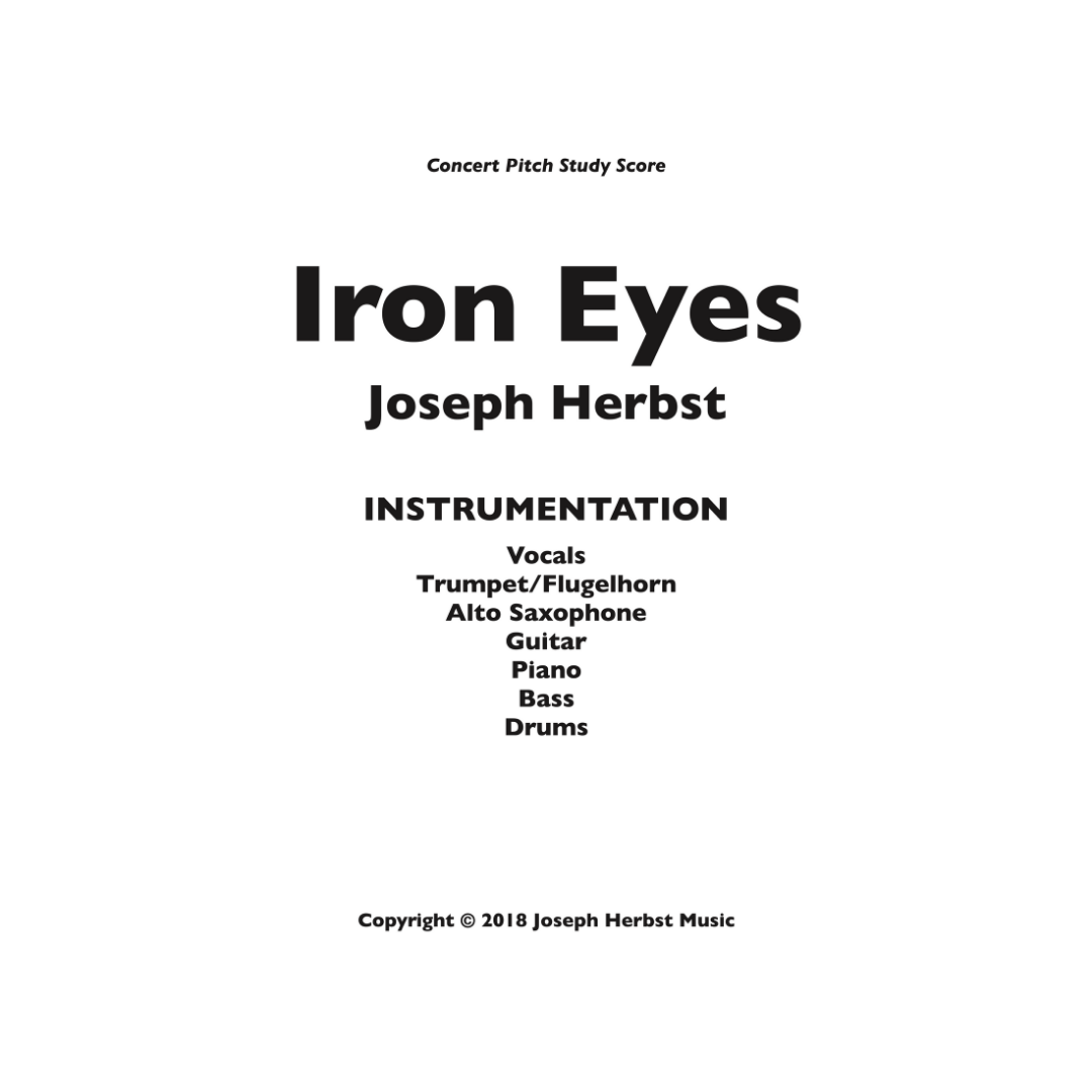 Iron Eyes STUDY SCORE