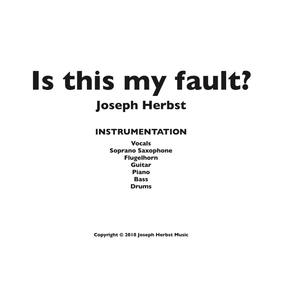 Is this my fault? PARTS &amp; SCORE