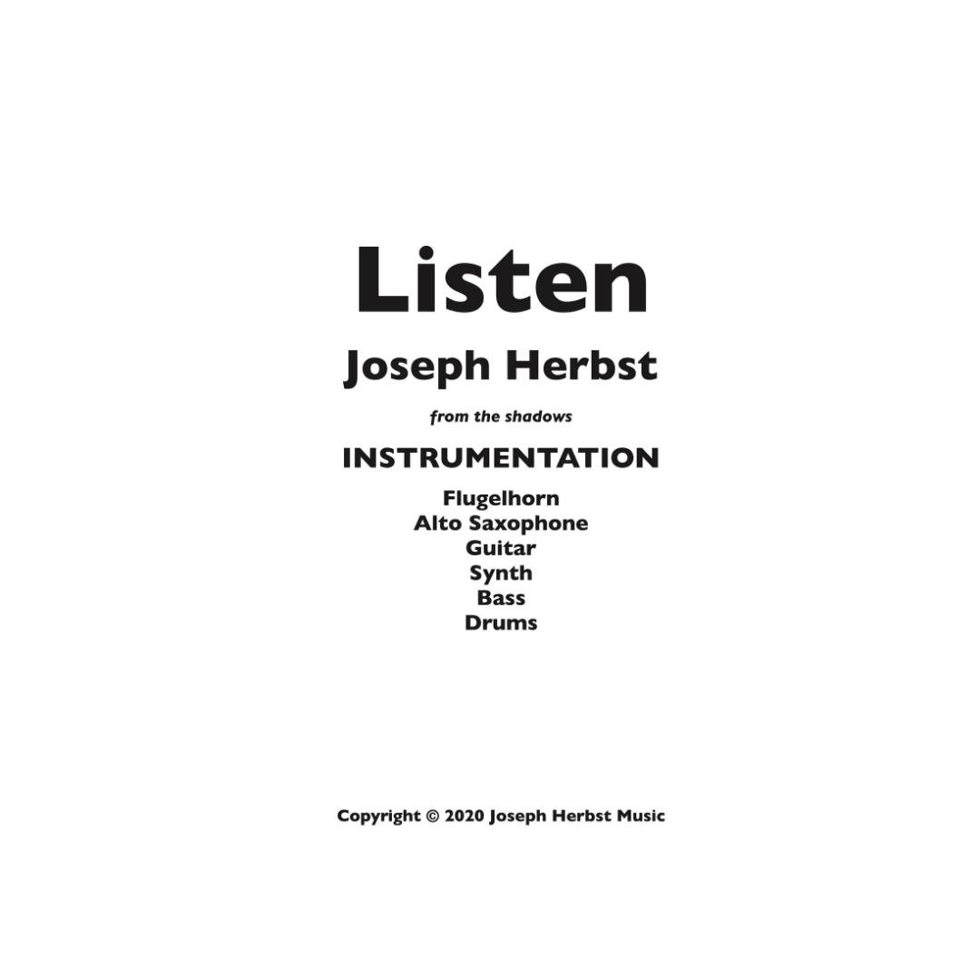 Listen PARTS &amp; SCORE