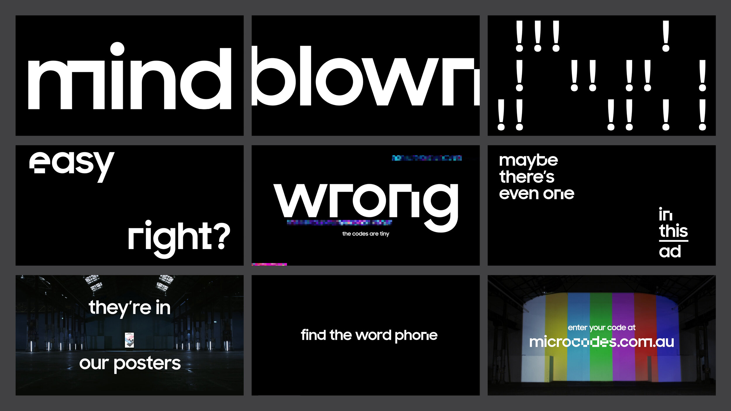 Samsung Microcodes Typography Style Frames