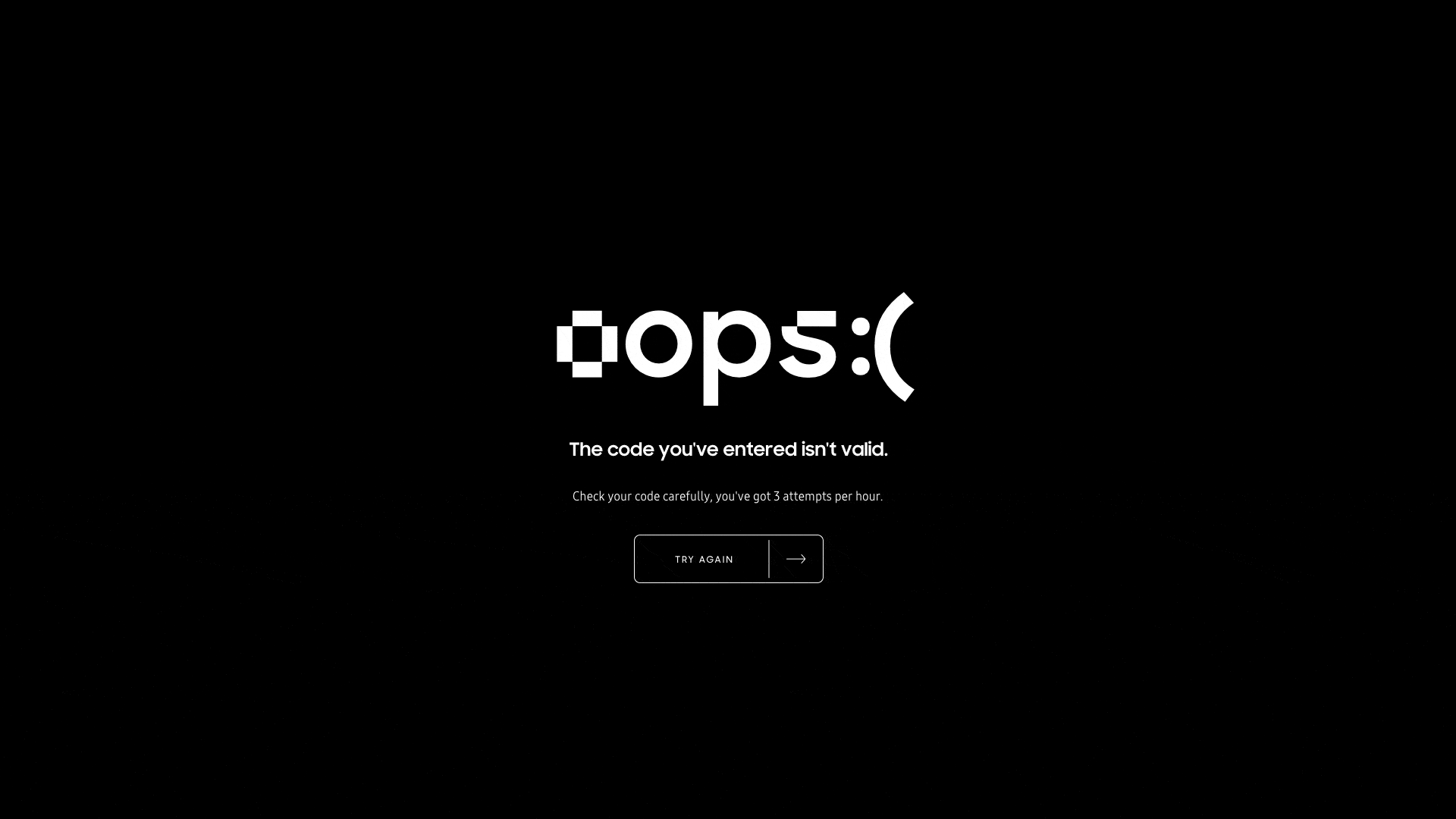 Unlucky :(