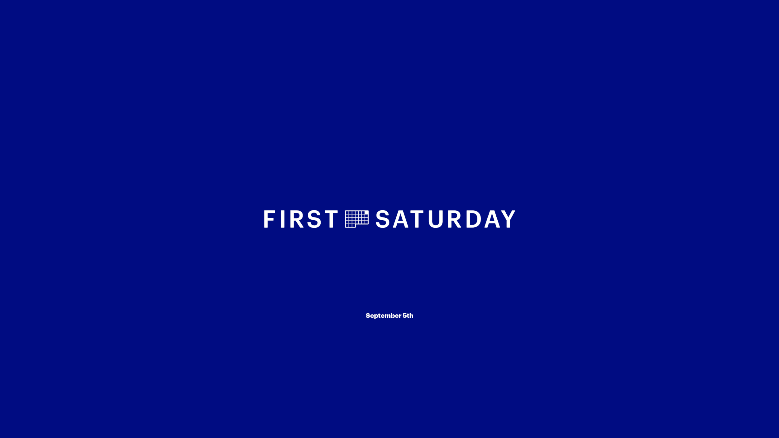 FIRST SATURDAY LOGO