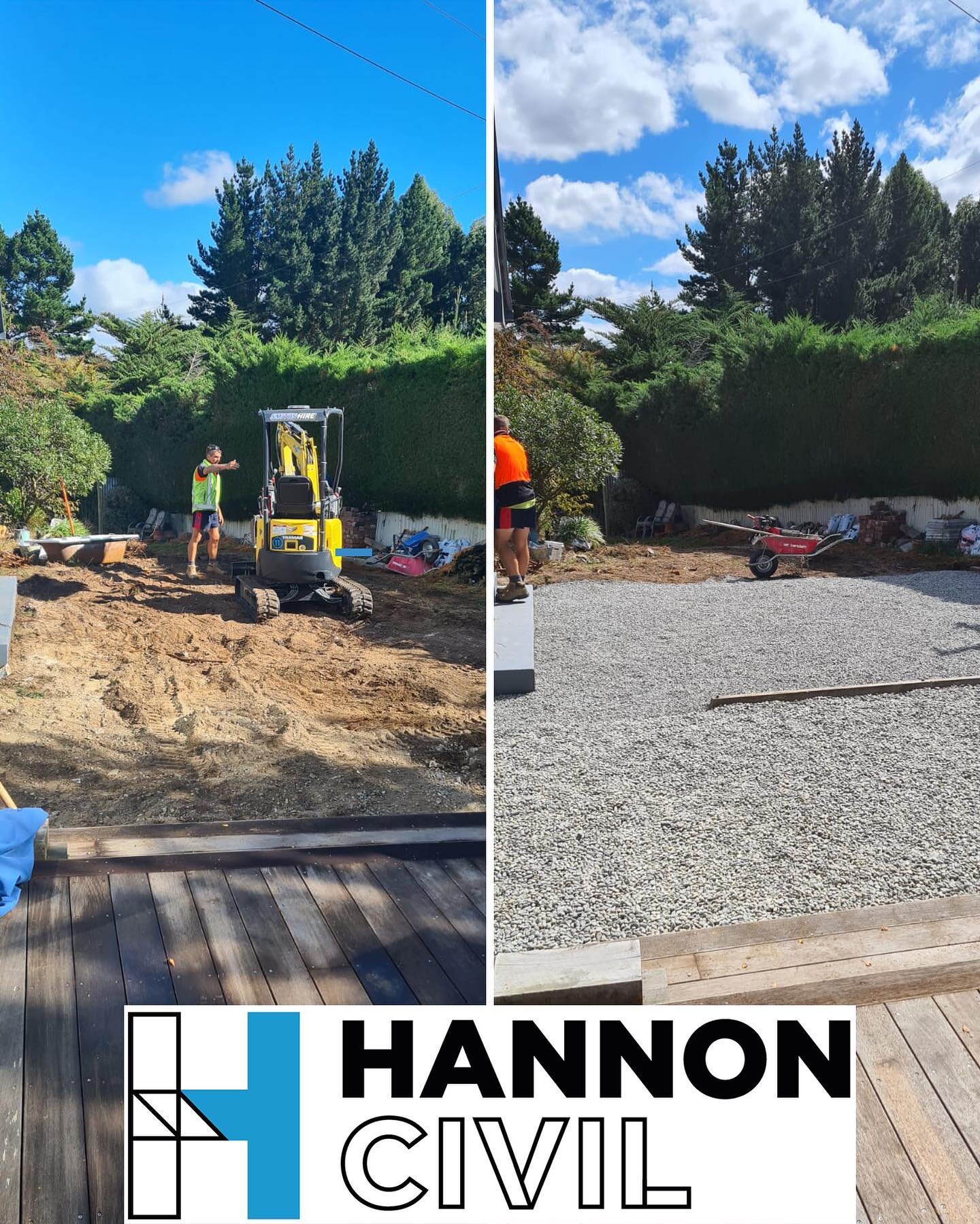 Check this out! 

A before and after of a backyard area that we have revamped. 

Done in a flash! Great to deliver such a great result for this customer. 

For Christchurch and North Canterbury Civil and Drainage professionals get in contact with us 
