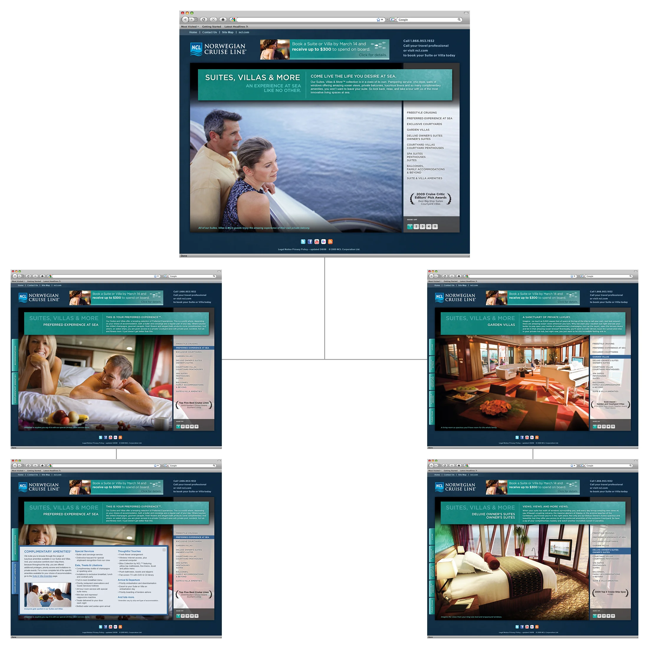  Microsite: Norwegian Cruise Line suites &amp; villas 