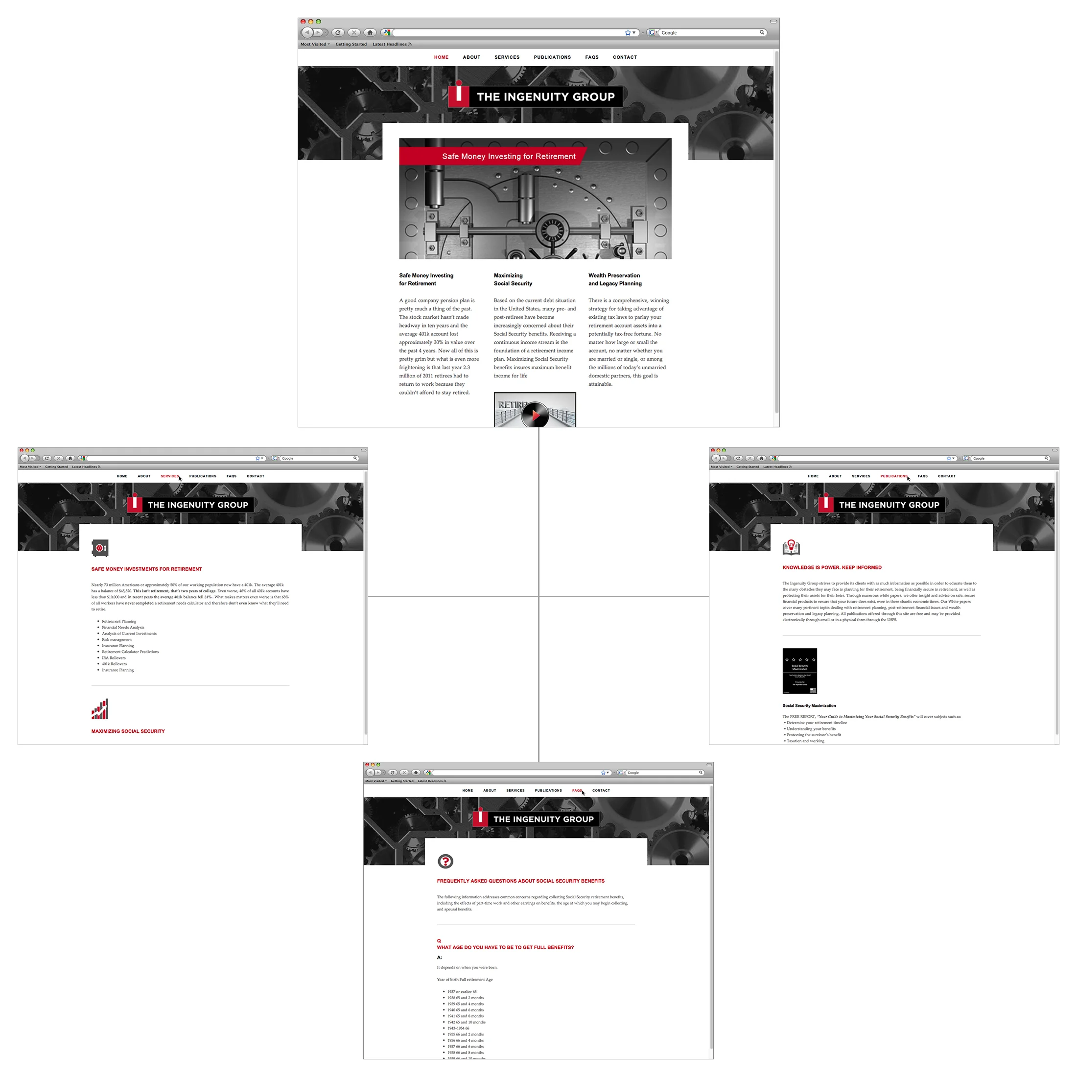  Website: The Ingenuity Group investment strategies for retirement 