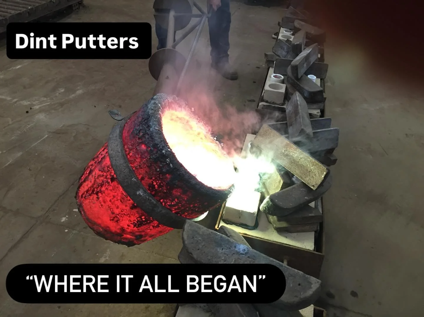 From the foundry to the green.
Real putters. Real history.
Dint Putters &mdash; www.dintputters.com.au

#dintputters #golfaustralia #putter #putting #golfhistory golf