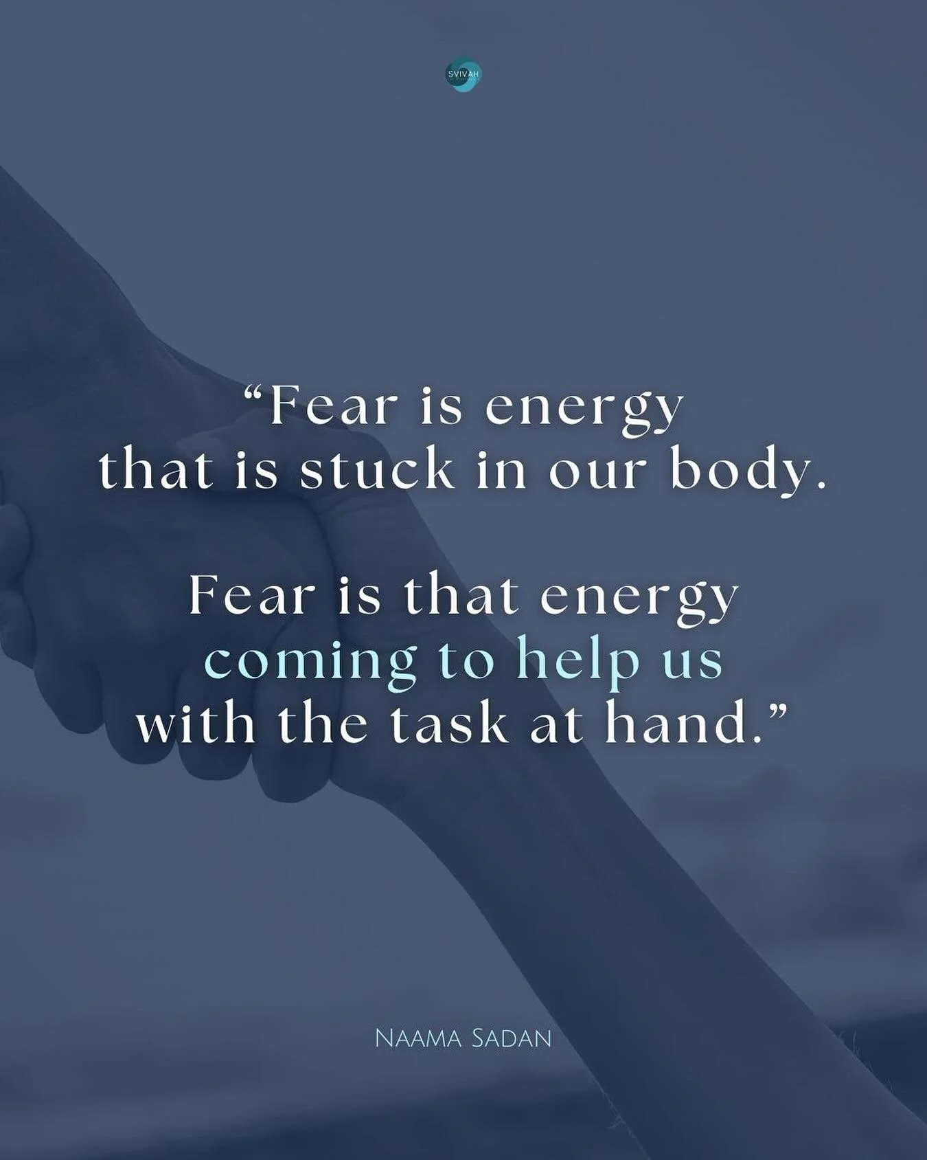 If only we could remember this in the moment. That fear can actually be our friend.

#jewishwomen #jewishwisdom #fear #fearisyourfriend #energy